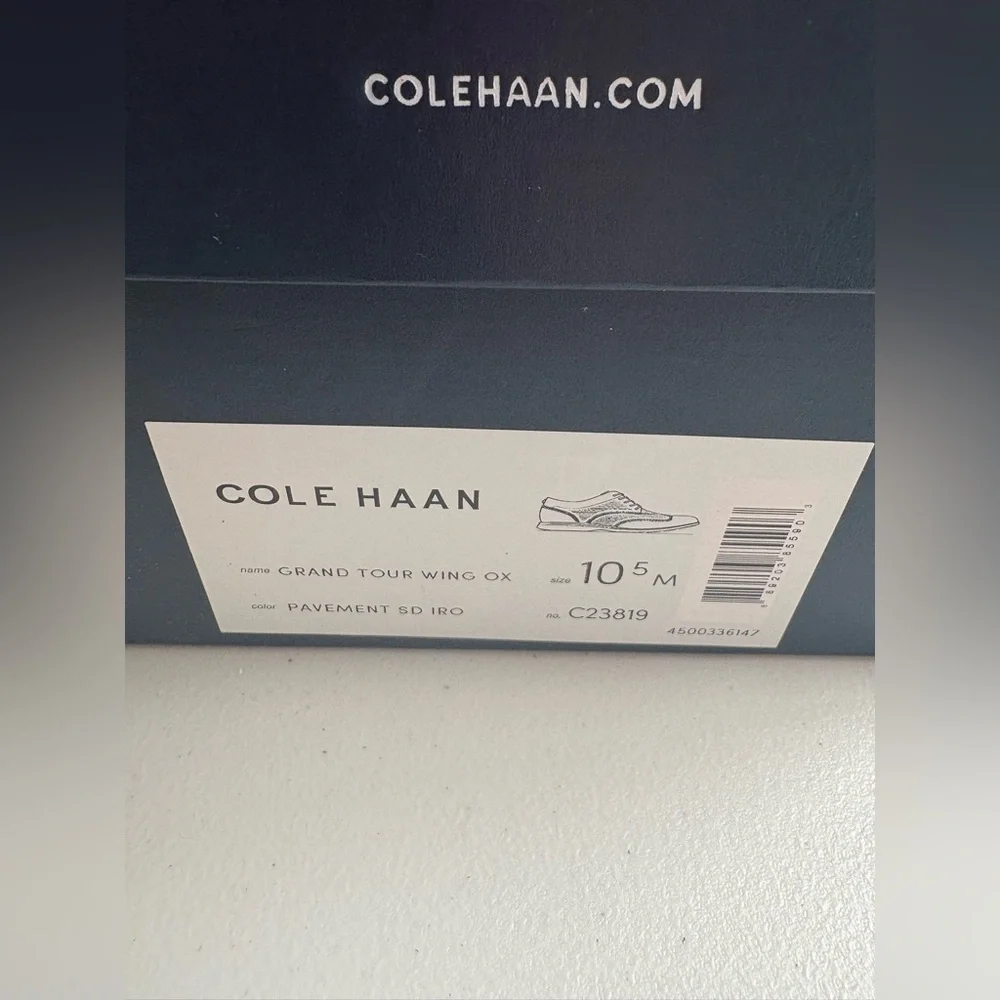 Cole Haan Original Grand Wingtip Oxford | Men’s Size 10.5 | Grey Suede|
